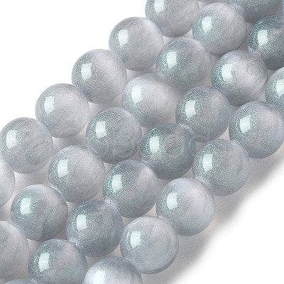 Natural Selenite Beads Strands G-C142-01C-13-1