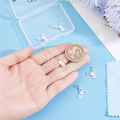 5Pcs 925 Sterling Silver Charms STER-BBC0009-93B-1