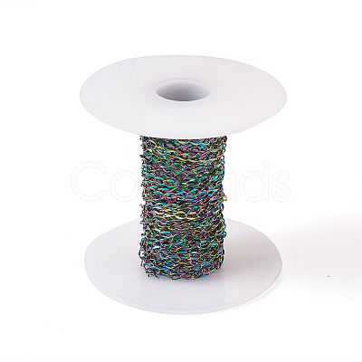 PVD Vacuum Plating 304 Stainless Steel Curb Twisted Chains STAS-TA0001-40-1