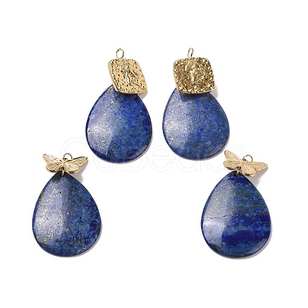 Natural Lapis Lazuli Pendants G-H279-01G-1