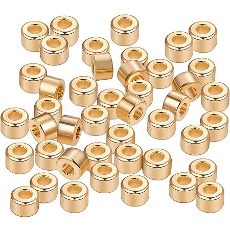 60Pcs Brass Beads KK-BC0015-39-1