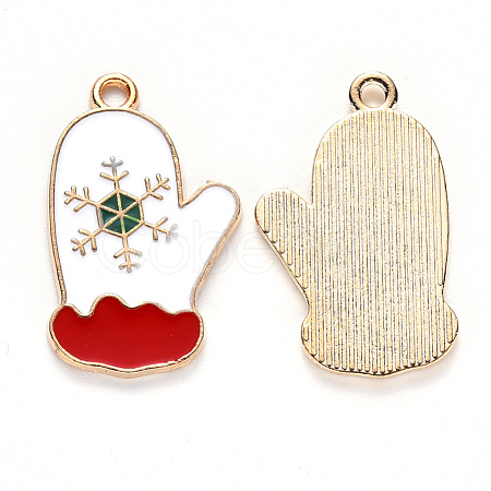 Alloy Enamel Pendants X-ENAM-S121-103-1