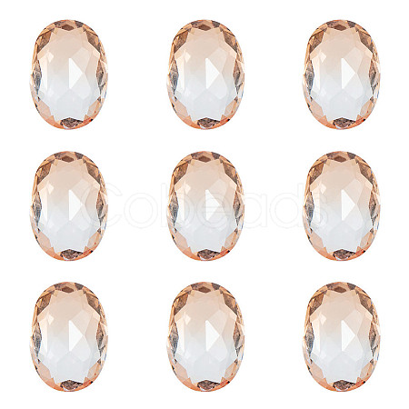 Pointed Back Glass Rhinestone Cabochons RGLA-OC0001-03D-1