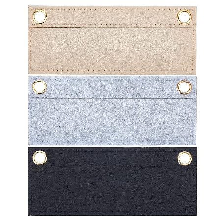 6Pcs 3 Colors Wool Felt Purse Organizer Insert FIND-CN0001-08-1