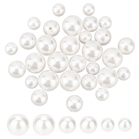 30Pcs 3 Sizes Shell Pearl Beads BSHE-PH0001-21-1