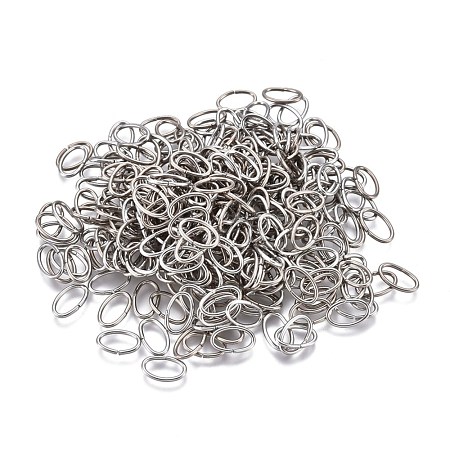 Tarnish Resistant 304 Stainless Steel Open Jump Rings STAS-F250-11P-N-1