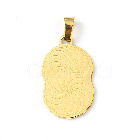 201 Stainless Steel Pendants STAS-C072-01G-1
