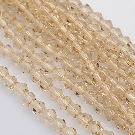 Bicone Glass Beads Strands EGLA-P016-3mm-12-1