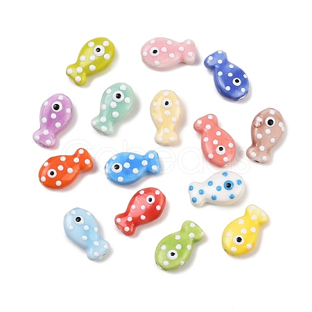 Handmade Porcelain Beads PORC-B009-03-1