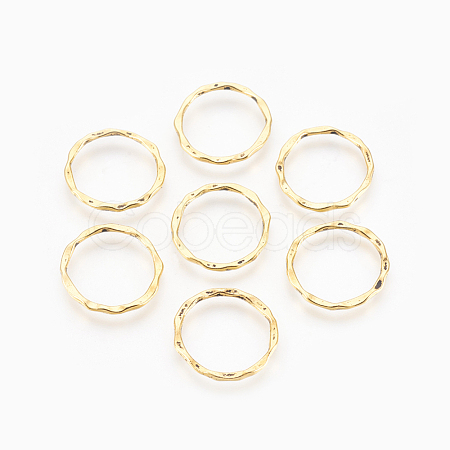 Tibetan Style Linking Rings PALLOY-A017-AG-FF-1