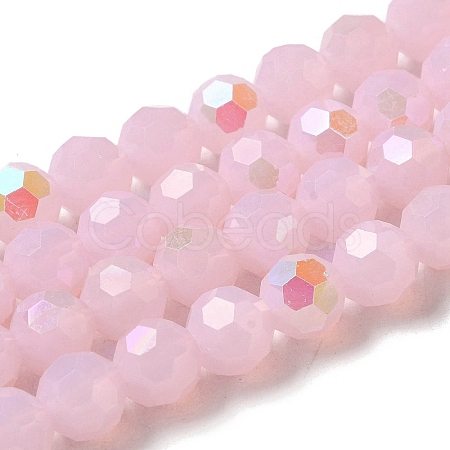 Imitation Jade Glass Beads Strands EGLA-A035-J10mm-L02-1
