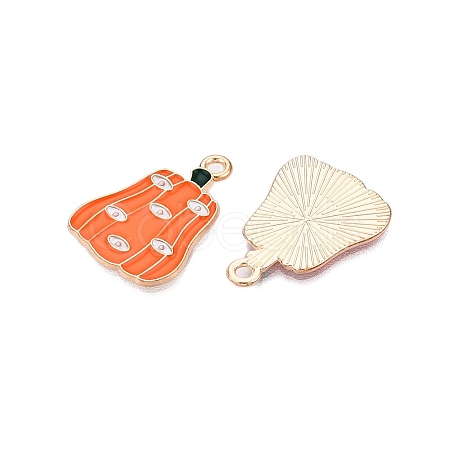 Halloween Theme Alloy Enamel Pendants ENAM-T020-07D-1