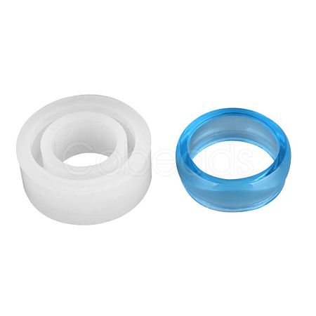 Transparent DIY Ring Silicone Molds X-DIY-WH0128-09B-1