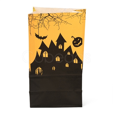 Halloween Theme Kraft Paper Bags CARB-H030-A07-1
