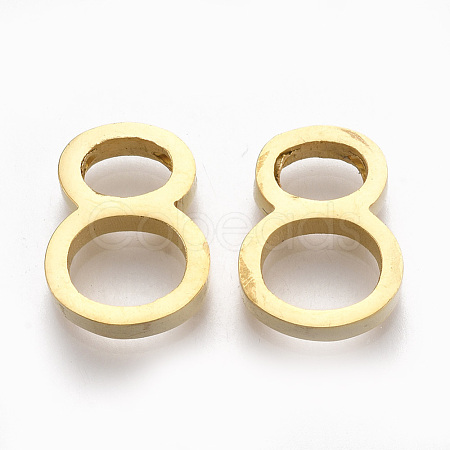 304 Stainless Steel Pendants STAS-T041-09G-8-1