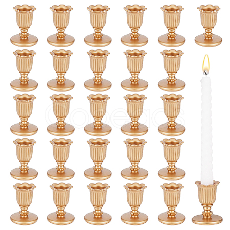 24Pcs Resin Candle Holder AJEW-WA0003-83-1