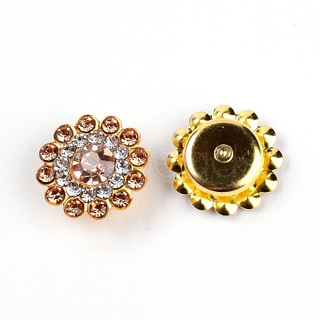 Rhinestone Buttons RB-TAC0004-01B-1