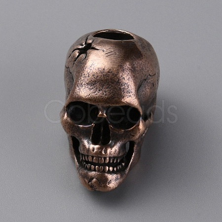 Brass European Beads FIND-WH0152-46R-1