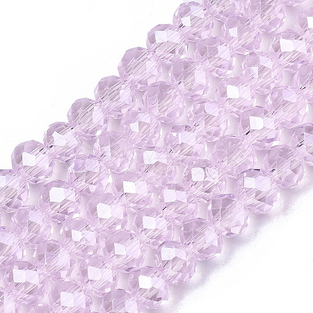 Electroplate Glass Beads Strands EGLA-A034-T3mm-A22-1