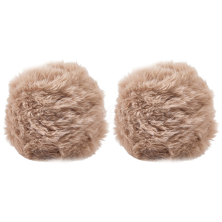 Super Bulky Imitation Fur Polyester Yarn OCOR-WH20005-34J-1