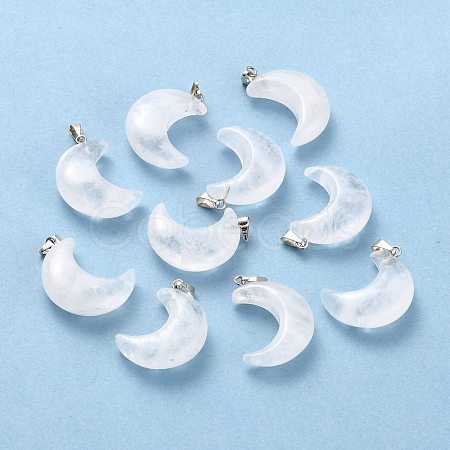 Natural Quartz Crystal Pendants G-Z022-02J-1
