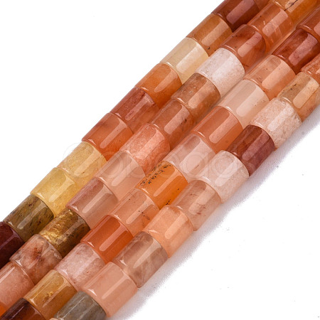 Natural Pink Aventurine Beads Strands G-N326-150-B01-1