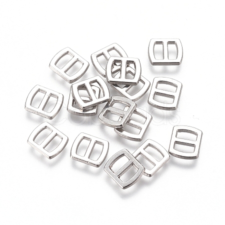 Mini Alloy Buckles X-PALLOY-WH0067-76-P-1