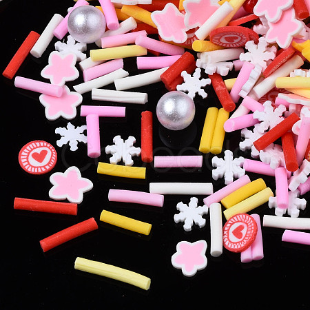 Handmade Polymer Clay Cabochons X-CLAY-N006-83-1