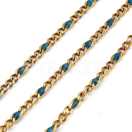 Ion Plating(IP) 304 Stainless Steel Enamel Chains CHS-Q005-06G-10-1