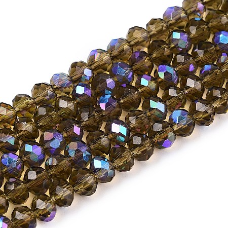 Electroplate Glass Beads Strands EGLA-A044-T4mm-L16-1