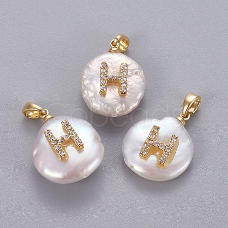Natural Cultured Freshwater Pearl Pendants KK-L187-A-01H-1