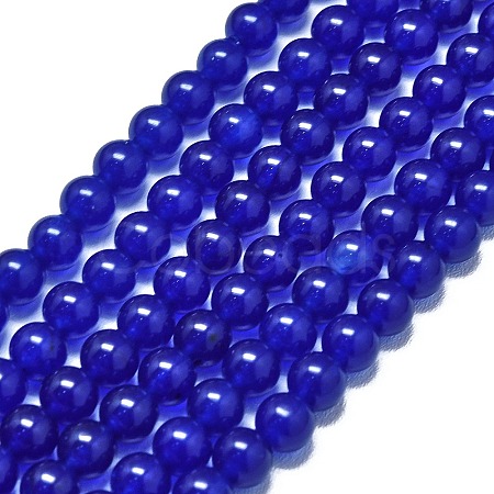 Natural Malaysia Jade Beads Strands G-L645-C01-4mm-18-1