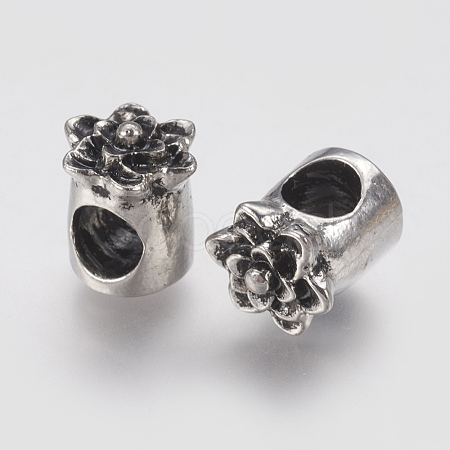 Ion Plating(IP) 304 Stainless Steel European Beads STAS-J022-024AS-1