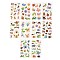 Cartoon Body Art Tattoos, Temporary Tattoos Paper Stickers, Insect, Mixed Color, 12x6.8x0.025cm, Stickers: 10~38x10~37mm, 10sheets/set