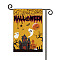 Garden Flag, Double Sided Linen House Flags, for Home Garden Yard Office Decorations, Halloween Themed Pattern, 45.7x30.5x0.2cm