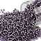 TOHO Round Seed Beads, Japanese Seed Beads, (39F) Silver Lined Frost Light Tanzanite, 11/0, 2.2mm, Hole: 0.8mm, about 1110pcs/10g