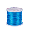 Round Aluminum Wire, Deep Sky Blue, 12 Gauge, 2mm, about 98.42 Feet(30m)/roll