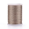 Polyester Metallic Thread, Tan, 1mm, about 7.65 yards(7m)/roll