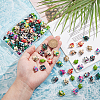 108Pcs 9 Colors Synthetic Turquoise Dyed Beads G-NB0005-43-3