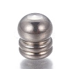 Tarnish Resistant 201 Stainless Steel Cord Ends STAS-P239-19P-2