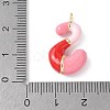 Brass Enamel Pendants KK-E093-03G-S-01-3