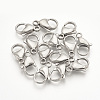 Tarnish Resistant 304 Stainless Steel Lobster Claw Clasps STAS-T029-11-1