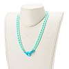 Personalized Acrylic Curb Chain Necklaces NJEW-JN03515-06-3