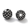 304 Stainless Steel Beads Hand Polished STAS-M057-18AS-2