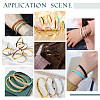 1Pc Stainless Steel Grooved Bangles STAS-UN0042-50B-P-7