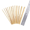 12Pcs Carbonized Bamboo Knitting Needles PW-WG37861-02-1