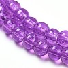 Spray Painted Crackle Glass Beads Strands CCG-Q001-4mm-12-3