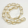 Electroplated Glass Beads EGLA-H002-A-06-2