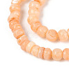 Natural Freshwater Shell Dyed Beads Strands SHEL-T020-29A-07-3