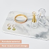 Porcelain Flat Serving Trays PORC-WH0016-05-2